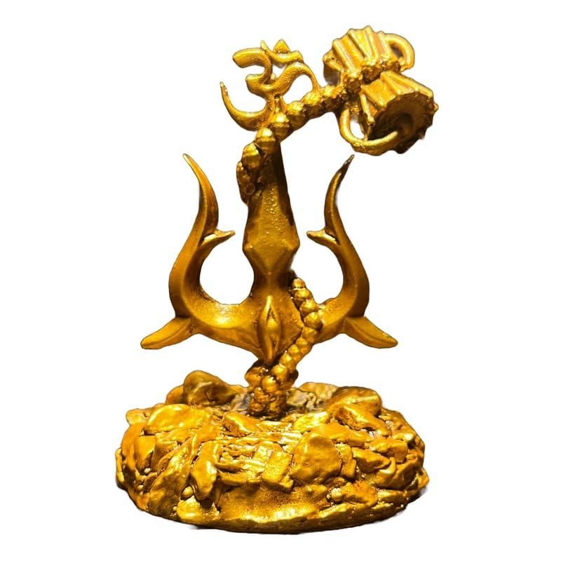 Trishul with Damru Standing Decorative Showpiece