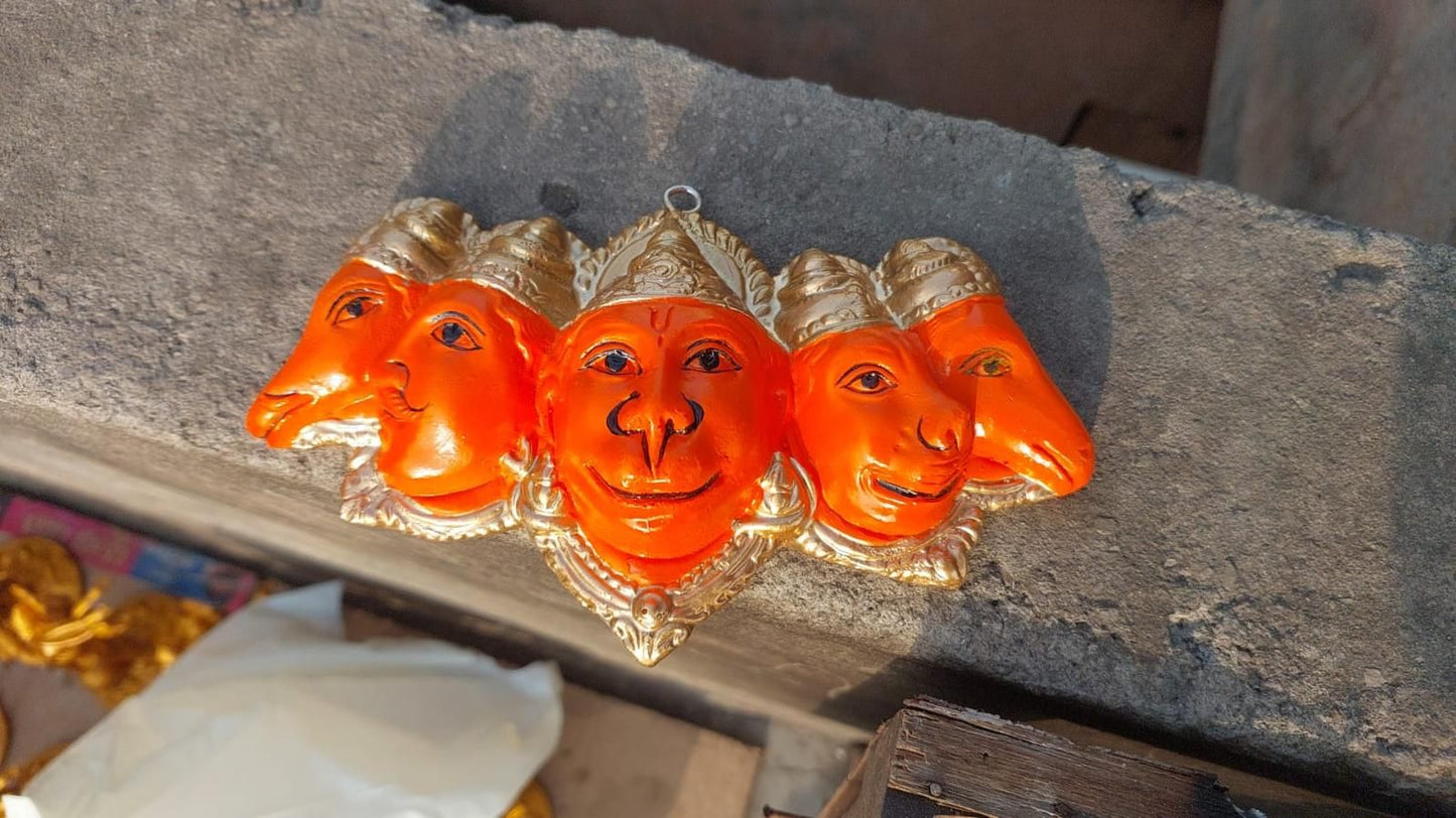 Polyresin Panchmukhi Hanuman Ji Murti Statue