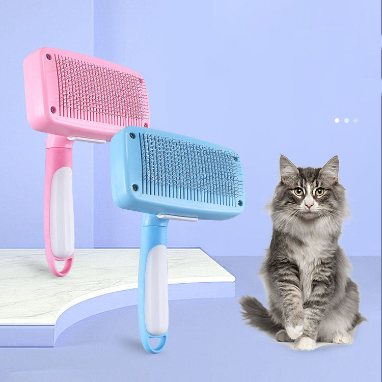 Pet Hair Removal Self-cleaning Comb Massage Beauty Brush